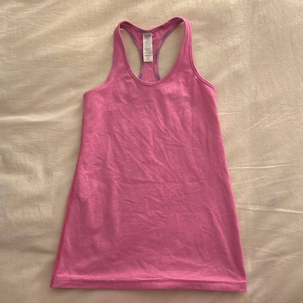 Pink Ivivva tank top, size kids 10, athletic wear
